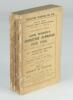 Wisden Cricketers’ Almanack 1900. 37th edition. Original wrappers. Breaking to the spine block, wear and loss to the spine paper and wrapper edges, very minor loss to front wrapper bottom corner, some splitting to the front wrapper hinge otherwise in good