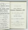 Wisden Cricketers’ Almanack 1917. 54th edition. Bound in green boards, lacking original paper wrappers, with gilt titles to spine, red speckled pages edges. Good/very good condition. Rare war-time edition