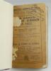 Wisden Cricketers’ Almanack 1922 and 1923. 59th & 60th editions. Both editions bound in quarter leather binding, with original paper wrappers, the 1922 edition lacking rear wrapper, gilt titles to spine. Both editions with handwritten name and address of - 2