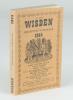 Wisden Cricketers&rsquo; Almanack 1944. 81st edition. Original limp cloth covers. Only 5600 paper copies printed in this war year. Name of ownership embossed to first advertising page, minor light fading to spine paper otherwise in very good condition. Rare wa