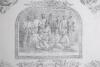 &lsquo;The Australian Cricket Team&rsquo; 1878. Very rare and early large cotton handkerchief commemorating Australia&rsquo;s inaugural first-class tour to England. Lithographed in grey, the centre panel set in elaborate frame depicts the twelve members of the Australian t - 2