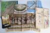 Cricket scarves and handkerchiefs c.1950s onwards. A good selection including eleven ladies&rsquo; headscarves in silk or acetate. Subjects include England v Australia 1876-1938 with roundels describing each Test series played in England and Australia, M.C.C. c - 2