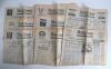 Sri Lanka inaugural Test v England 1982. Eight full copies of original English language newspapers published in Sri Lanka covering the one-day International series and the first Test match to be played by Sri Lanka. The one-off Test was played at Colombo,