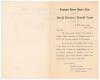David Denton. Yorkshire & England 1894-1920. &lsquo;David Denton&rsquo;s Benefit Fund&rsquo; 1907. Official four page Balance Sheet for Denton&rsquo;s year recording that he made a &lsquo;handsome profit&rsquo; of &pound;1,915, 13s, 2d. The sheet dated 31st October 1907. Very good condition. - 2