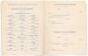 Maurice Leyland. Yorkshire & England 1920-1946. &lsquo;Maurice Leyland&rsquo;s Benefit&rsquo; 1934. Official four page leaflet with printed notice to front page from Lord Hawke announcing the benefit match to be held, Yorkshire v Nottinghamshire at Headingley, 30th June- 3 - 2