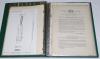 Original Patents. Cricket Bats 1885-1903 and Cricket Balls 1876-1898. Folder comprising twenty original printed &lsquo;Provisional Specification&rsquo; patent documents, all relating to the construction of cricket bats and balls, including blade protectors, handles, - 3
