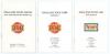 England tour itineraries 1991-1997. Three official players&rsquo; tour itinerary booklets for the tours to New Zealand and the World Cup 1991/92, Zimbabwe 1996 and New Zealand 1997. Player unknown. Good/ very good condition.
