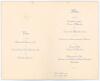 The Ashes. England v Australia 1926. Original folding menu for the &lsquo;Complimentary Dinner given by the Director of H. and G. Simonds, Ltd., to A.P.F. Chapman, Captain of the England Eleven&rsquo;, held at the Carlton Restaurant, London 18th August 1926. The menu - 2