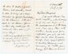Maurice John Dauglish. Middlesex & Oxford University 1886-1890. &lsquo;Eton v Harrow 1886&rsquo;. Nicely presented file comprising a collection of six original and other facsimile copies of letters written to Dauglish by notable cricketing Old Harrovians. Dauglish wa - 3