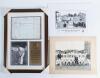 Kent C.C.C. 1950s-2000s. Black file comprising signed images, match card, team sheet, scorecards, order of service, menu, programmes, histories, cuttings etc. Relating to Kent cricket and players. Signed items include a Wisden Cricketers&rsquo; Almanack 2002 Li - 2