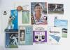 Sussex C.C.C. 1950s-2000s. Small box comprising a file of signed cuttings, photographs and scorecards, also menus, membership tickets, postcards, books, brochures etc. Relating to Sussex cricket and players. Signed items include cuttings signed by Oakman, - 2