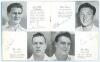 Australia tour to England 1956. Official P&O souvenir tour programme for the England v Australia Tests of 1956. The programme with fixtures, travel details and pen pictures and biography of all members of the Australian team to pages. Signed to pen pictur - 3