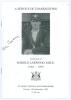 Harold Larwood 1904-1995. Order of Service for the Service of Thanksgiving held at St. Giles Church, West Bridgford on the 12th September 1995. Signed to the front cover in ink by Colin Cowdrey. Very good condition.