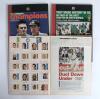 South Africa tour to Australia 2008/09. Three volumes of scrapbooks comprising a good selection of newspaper cuttings covering the Test series between Australia and South Africa. The inside front cover of the first volume comprises twenty colour profile c