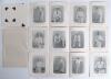 Cricket postcards, photographs early 1900s. A selection of original postcards, photographs, printed supplements etc. Real photograph postcards include &lsquo;Razor&rsquo; Smith in bowling pose by Woodland-Fullwood, D. Denton in batting pose, B.H. Spooner at the wicke - 4