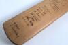 The Ashes. England v Australia 1926. Full size &lsquo;Warren Bardsley Specially Selected&rsquo; cricket bat by Duke and Son, Penshurst. Signed in ink to the face by all sixteen playing members of the Australian touring party and thirteen members of the England team f - 3