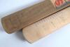 England 1981 & 1998. Stuart Surridge &lsquo;Perfect&rsquo; full size bat signed to the front by twelve members of the England team. Signatures are Brearley (Captain), Willis, Hendrick, Boycott, Gatting, Tavare, Emburey, Knott, Larkins, Allott, Botham and Parker. Also - 2