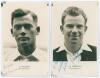 Nottinghamshire. Geoff Millman and John Springall. Two player portrait postcards one of Millman (Nottinghamshire & England 1957-1965), the other of Springall (Nottinghamshire 1955-1063), depicted head and shoulders. Both postcards with printed name and co