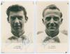 Nottinghamshire. Cyril Poole and John Cotton. Two player portrait postcards one of Poole (Nottinghamshire & England 1948-1962), the other of Cotton (Nottinghamshire & Leicestershire 1958-1969), depicted head and shoulders. Both postcards with printed name