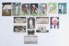 Team and player postcards 1918 onwards. A mono real photograph postcard of Victor Trumper, Thiele Series no. 1001, postmarked 1918. Real photograph team postcards of New Zealand 1931 A.T. Ltd (loss to corner), West Indies 1933 (photographer unknown), two 
