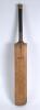 Gunn & Moore &lsquo;Nonjar&rsquo; cricket bat c1910. Stamps for &lsquo;Gunn & Moore Nonjar&rsquo; to front and impressed &lsquo;Reblade&rsquo; stamp to back. The blade is &lsquo;reblade&rsquo; provided by the manufacturer, a service often used in those days. The handle is made of a mixture of many cane - 4