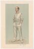 Pelham Francis Warner, Middlesex & England 1894-1929. Signed Vanity Fair colour chromolithograph of Warner. &lsquo;Plum&rsquo;. September 3rd 1903 by SPY. Nicely signed by Warner in blue ink to lower right border. Good condition. 10.5&rdquo;x15.5&rdquo;. Rare in this signed form