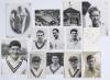 Cricket press photographs c.1950s. A selection of seventeen original mono press photographs. Subjects include Fred Trueman dismissing McDonald of Australia, Leeds 1956. Garry Sobers of West Indies playing a pull shot with Godfrey Evans keeping wicket at L - 2