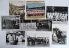 M.C.C. overseas and minor tours to England 1946-1989. A nice selection of over thirty original mono press photographs (one colour) and one postcard depicting scenes of players arriving and departing from aeroplanes and at airports, at practice, match acti - 3