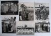 M.C.C. overseas and minor tours to England 1946-1989. A nice selection of over thirty original mono press photographs (one colour) and one postcard depicting scenes of players arriving and departing from aeroplanes and at airports, at practice, match acti - 4