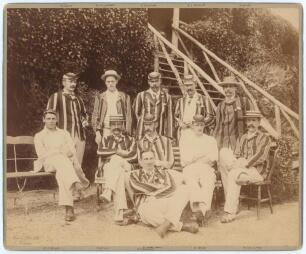 Torquay Cricket Club 1891 onwards. A good selection of original and copy photographs and the odd postcard relating to cricket at Torquay. Includes an excellent original sepia photograph of the Crystal Place C.C. team taken for the tour match v Torquay 14t
