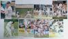 South Africa tours to England 1994 and 1998. A good selection of seventy two original colour press photographs from the 1994 and 1998 tours. Includes forty from the 1994 series of which eight are signed by the featured player. Signatures are Kepler Wessel