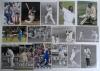 England v Sri Lanka 1984 onwards. Twenty eight original colour and mono press photographs depicting match action from Test and one day international series in England (one in Australia). Includes eight signed by the featured player. Signatures are Kumar S