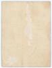 &lsquo;Sussex v Surrey at Brighton 1854. Very early single sided scorecard printed by &lsquo;Lillywhite&rsquo;s Printing Tent by authority and under the Patronage of the Marylebone Club&rsquo; for the match played at the Royal Brunswick Ground, Hove on the 29th & 30th June & 1st - 2