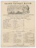 &lsquo;The Gentlemen of Kent against the Gentlemen of Hampshire on The Kent Cricket Ground, Canterbury&rsquo; 1857. Early single sided scorecard printed by &lsquo;Jennings, Printers of Canterbury for the match played on the 29th and 30th June. The scorecard, with excellent