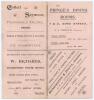 Australia tour to England 1899. &lsquo;The Australians v. an England XI&rsquo;. Very rare official scorecard for the match played at Tremorvah, Truro, 7th & 8th July 1899. Players listed at start of play. The Australians batted first and reached 214, Joe Darling the - 2