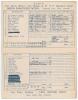 Sind Cricket Tournament 1945. Europeans v Muslims. Official folding scorecard for the semi-final match played at Karachi, 27th & 28th October 1945. The scorecard with neatly handwritten scores in ink, shows the Europeans scoring 119 and 192 in their two i