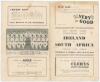 South African tour of England 1947. Rarer official folding scorecard for the tour match, &lsquo;Gentlemen of Ireland v. South Africa&rsquo; played at Dublin, 10th & 11th July 1947. Incomplete handwritten scores in ink. No play was possible on the first day and the ma - 2