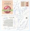 &lsquo;Centenary of the Ashes 1982&rsquo;. Official &lsquo;Australia vs. England Test Cricket Series&rsquo; commemorative cover issued by Australia Post. Twenty five signatures to the front including England and Australian players Peter Burge, Ian and Greg Chappell, Len Hutton, 