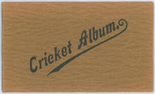 England tour to Australia 1901/02. &lsquo;Cricket Album With Photos and Records of Mr. A.C. MacLaren&rsquo;s English Eleven containing programme, averages, and scoring sheets&rsquo;. Published by Royal Advertising Co., Adelaide 1902. 40pp tour brochure comprising pen pictu