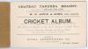 England tour to Australia 1901/02. &lsquo;Cricket Album With Photos and Records of Mr. A.C. MacLaren&rsquo;s English Eleven containing programme, averages, and scoring sheets&rsquo;. Published by Royal Advertising Co., Adelaide 1902. 40pp tour brochure comprising pen pictu - 2