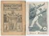 Australian tours to England 1920s. &lsquo;Australian Cricket Teams in England&rsquo;. A Brief History of the Fifteen Tours&rsquo;. Supplement to the Marvel. 4th June 1921. J.N. Pentelow. 16pp booklet. Original pictorial paper wrappers. Padwick 4962. Foxing and ageing. &lsquo;All