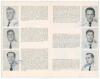 &lsquo;Cricketers from South Africa&rsquo; 1960. Official tour souvenir programme for the tour by Playfair edited by Gordon Ross. Signed in ink to pen pictures by fourteen playing members of the touring party. Signatures are McGlew (Captain), Goddard, Adcock, Carlste - 3