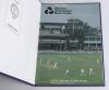 English domestic cricket Cup Final programmes 1972-1984. Four volumes of bound official programmes for Finals played at Lord&rsquo;s, all bound or tipped in with original wrappers retained. Includes two volumes of Benson & Hedges Cup Finals, one for seasons 197 - 3