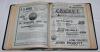 &lsquo;Cricket: A Weekly Record of the Game&rsquo;. Volume XX nos. 560-589 (31st January to 19th December 1901). Illustrated. Complete run of issues loosely inserted in later green binder. Lacking the poster supplement for 11th April. Title and contents pages include - 2