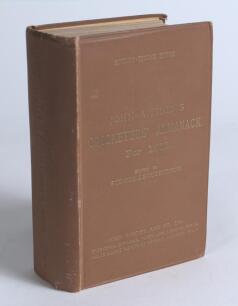 Wisden Cricketers&rsquo; Almanack 1935. 72nd edition. Original hardback. Dulling to gilt titles on front board and the spine paper, internally in very good condition