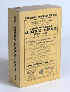 Wisden Cricketers&rsquo; Almanack 1936. 73rd edition. Original paper wrappers. Good/very good condition