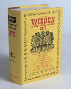 Wisden Cricketers&rsquo; Almanack 1970. Original hardback with dustwrapper. Very good condition