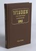 Wisden Cricketers&rsquo; Almanack 1945. Willows hardback reprint (2000) in dark brown boards with gilt lettering. Limited edition 275/500. Very good condition