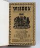 Wisden Cricketers&rsquo; Almanack 1940. 77th edition. Bound in light brown boards, with original cloth covers, with title and date in gilt to spine. Minor wear to covers otherwise in good/very good condition. &lsquo;Kent County Cricket Club&rsquo; handstamp to first end pa