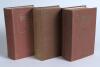 Wisden Cricketers&rsquo; Almanack 1947 to 1949. Original hardback editions with the exception of the 1948 edition with is bound with covers preserved. The 1947 hardback with dulling to gilt titles, broken rear internal hinges and wear to the front hinges, the 1